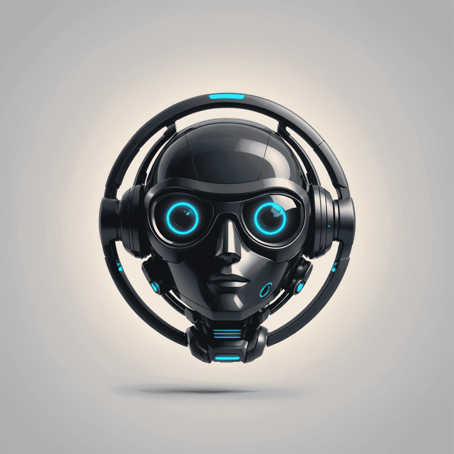 Botify logo - A futuristic, sleek design incorporating AI and chatbot elements